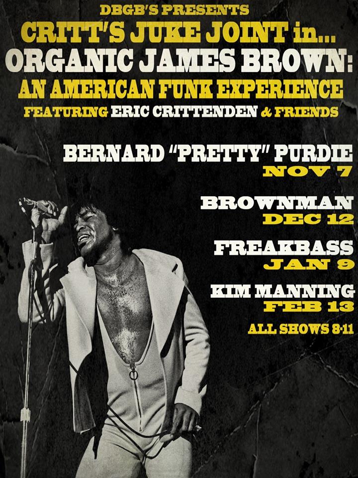 ARCHIVE: Organic James Brown Concert Series feat. Bernard "Pretty" Purdie w/ Critt's Juke Joint 27 10269347 774670115902932 5033976408069143883 n