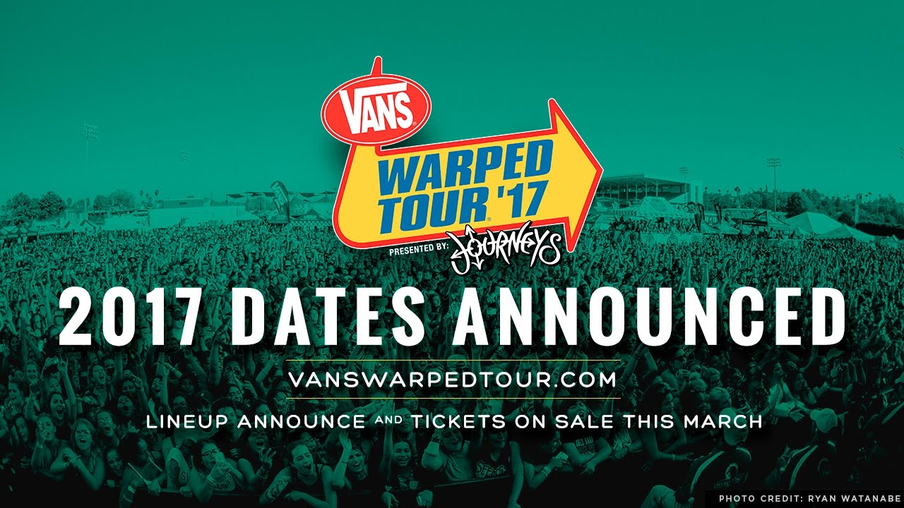 vans warped tour announced