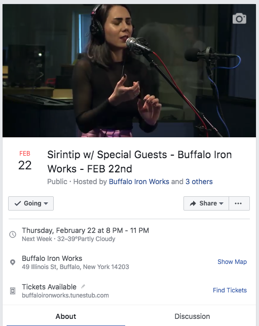 WIN TICKETS: Sirintip Brings Eclectic Sound to Iron Works Feb. 22nd 17 Screen Shot 2018 02 15 at 8.22.24 PM