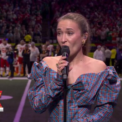 lauren daigle sings america the beautiful at super bowl lix