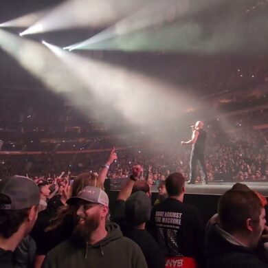 disturbed performing the light k