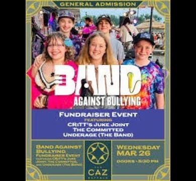 underage the band at the caz band against bullying fundraising event