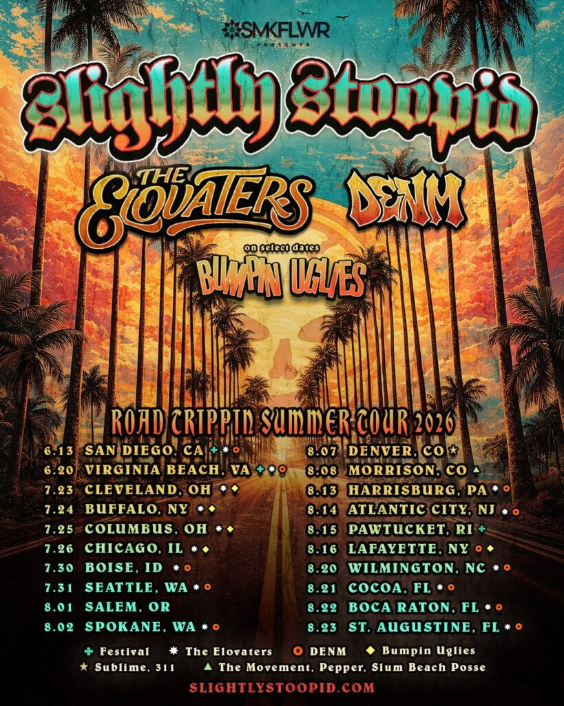 JUST ANNOUNCED: Slightly Stoopid with The Elovaters and Bumpin Uglies at Outer Harbor Live at Terminal B July 24th! 
❤️💛💚